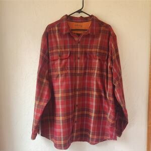 Orvis Plaid Button-Up Shirt